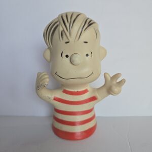 Vintage Avon Linus Peanuts cartoon character soap container empty 1952